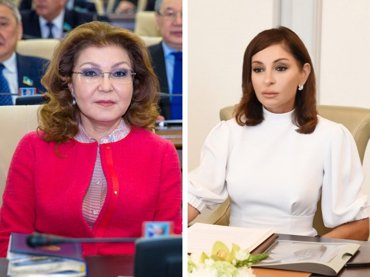 Birinci vitse-prezident Mehriban Əliyeva Dariqa Nazarbayevanı təbrik edib
