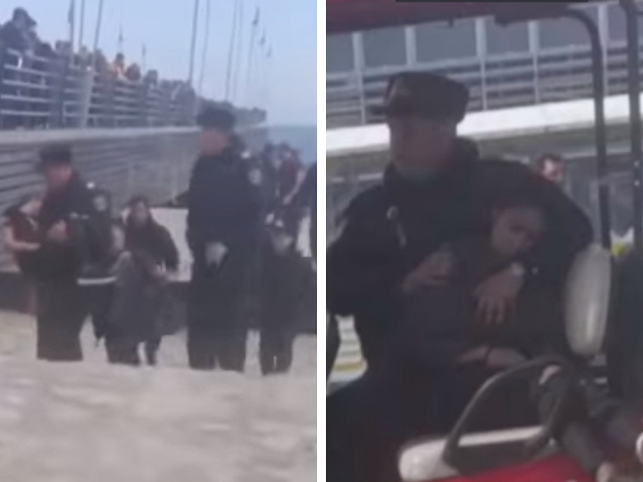 На бакинском бульваре 15-летняя девочка бросилась в море - ВИДЕО