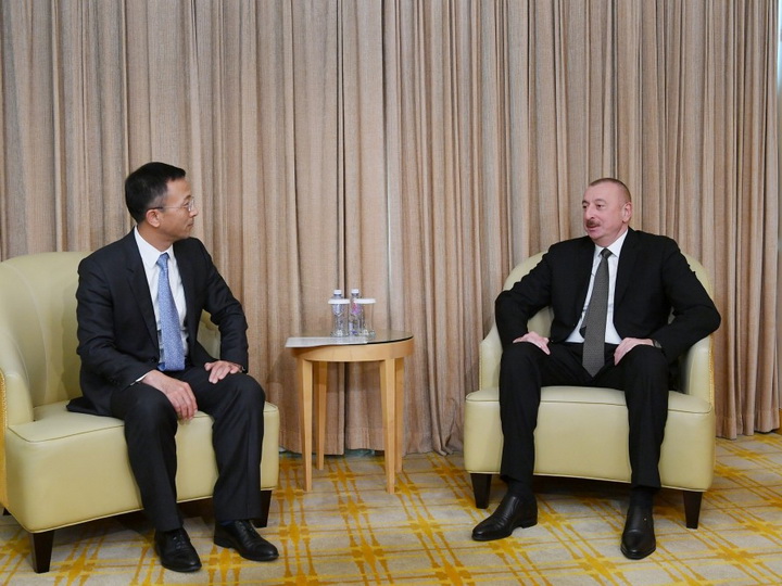 Президент Азербайджана встретился с президентом China National Electric Engineering - ФОТО