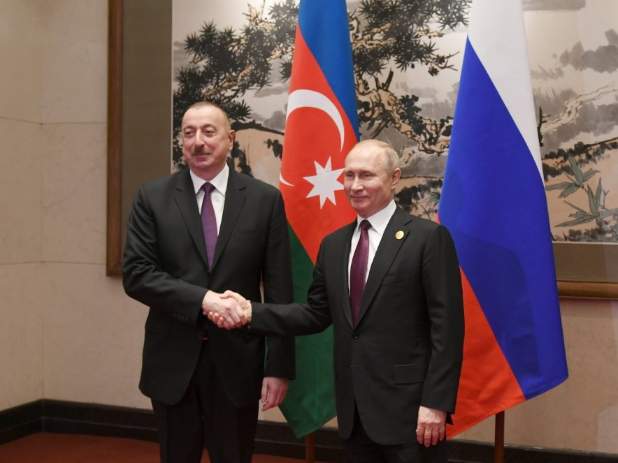 В Пекине состоялась встреча президентов Азербайджана и России - ФОТО