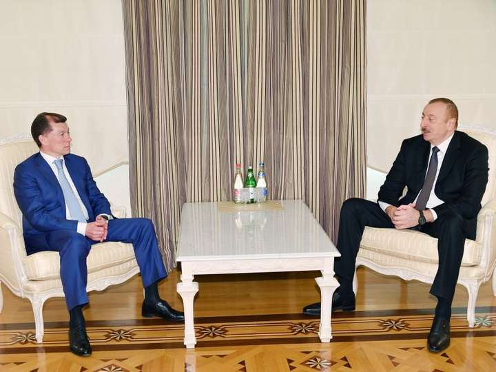 Президент Ильхам Алиев принял министра труда и социальной защиты России - ФОТО