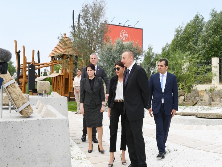 Prezident İlham Əliyev “Yanardağ” qoruğunun açılışında iştirak edib - FOTO - YENİLƏNİB