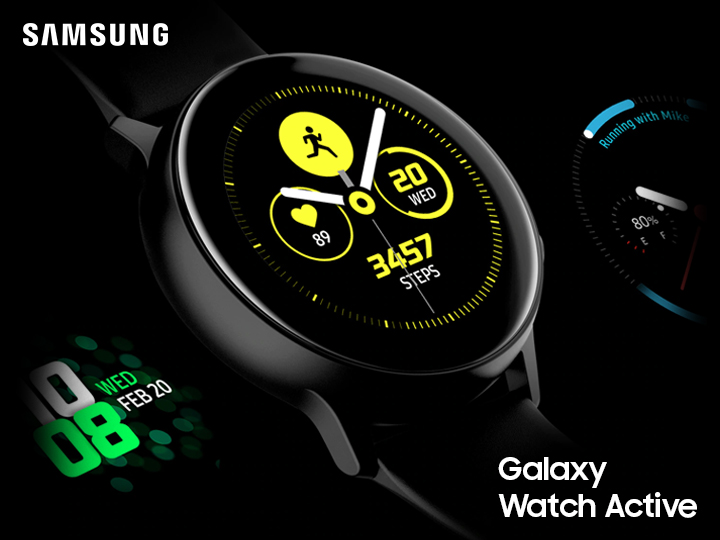 Galaxy Watch Active – incə dizaynlı yığcam smart saat