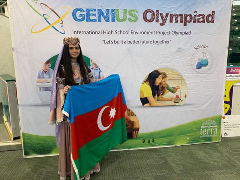 15 yaşlı azərbaycanlı qız ABŞ-da qızıl medal qazandı
