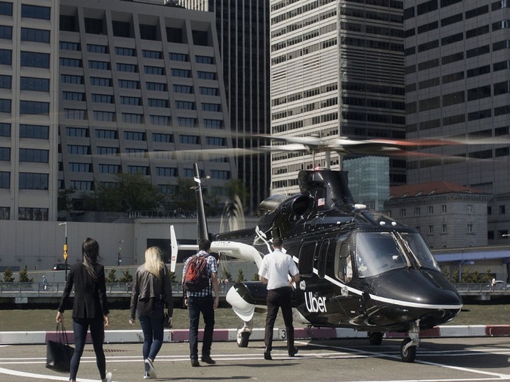 “Uber” helikopter-taksi servisini istifadəyə verib