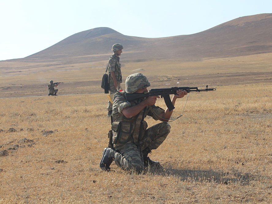 В воинском объединении азербайджанской армии проведены учебно-методические сборы - ФОТО
