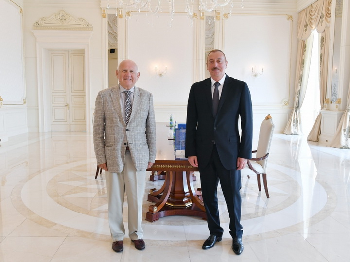 Президент Ильхам Алиев принял президента Европейских олимпийских комитетов - ФОТО