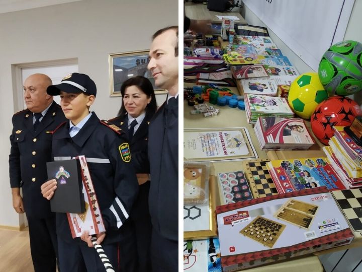 Дорожная полиция Баку подарила праздник детям-сиротам - ФОТО - ВИДЕО