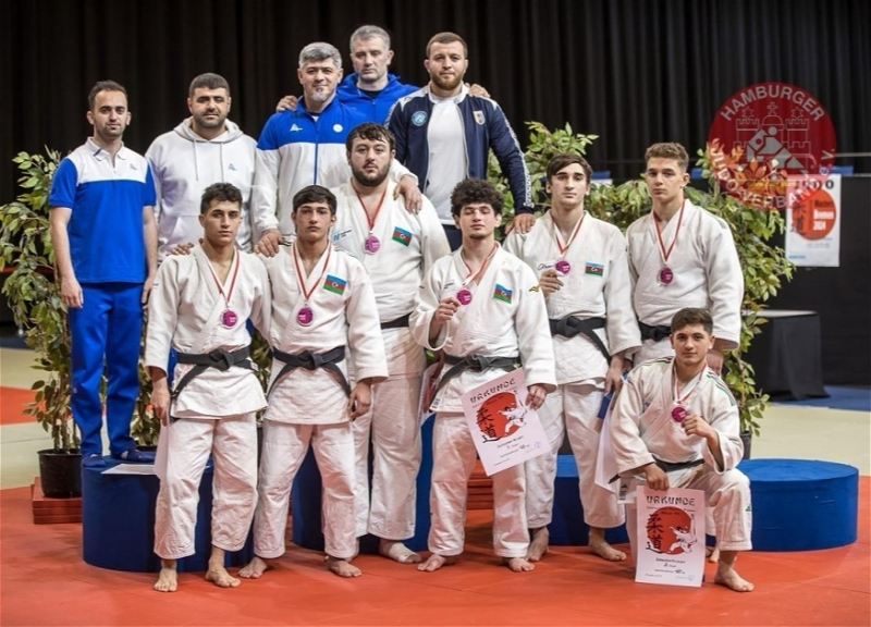 Сборная Азербайджана по дзюдо завоевала рекордное количество золотых медалей на международном турнире