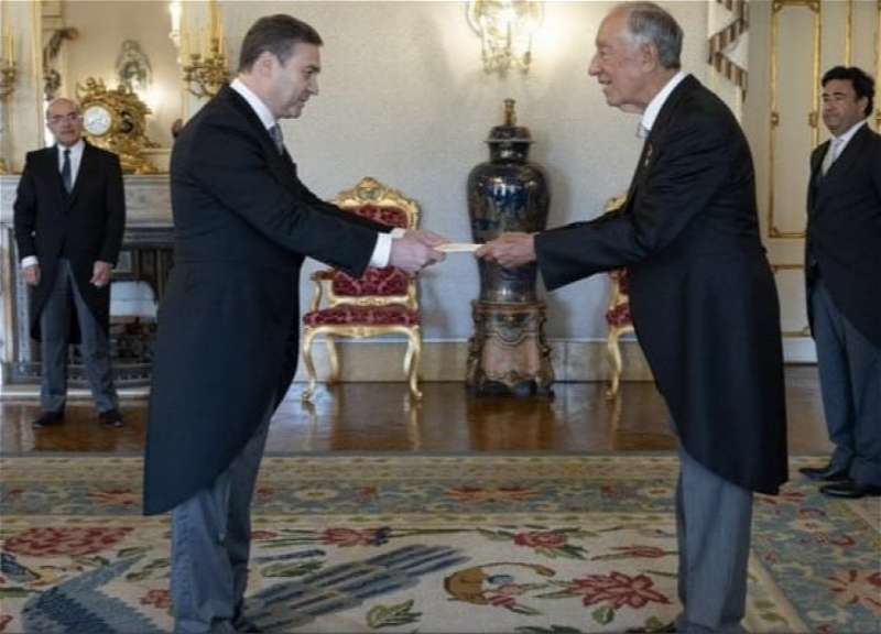 Посол Азербайджана вручил верительные грамоты Президенту Португалии - ФОТО