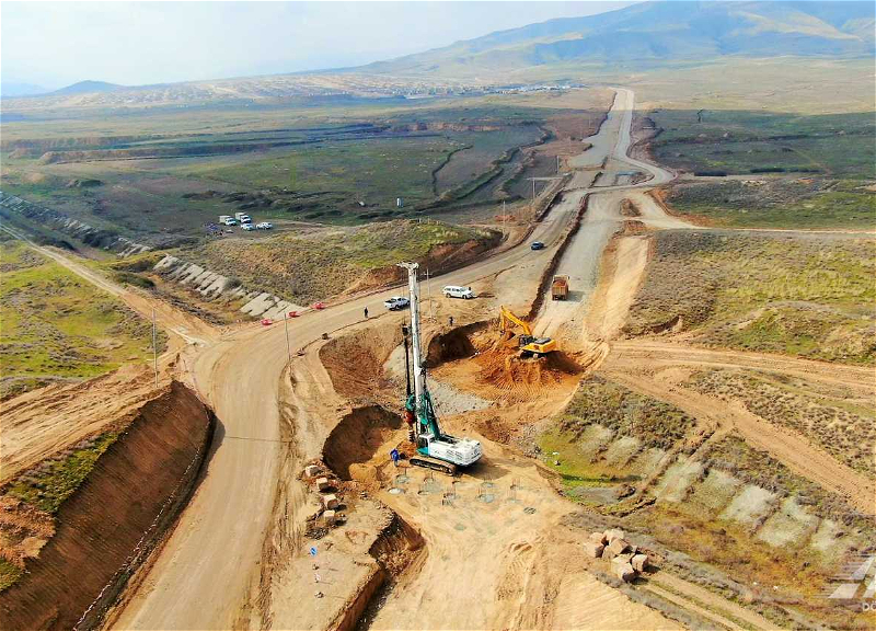 Əsgəran avtomobil yolunun inşasına start verilib - FOTO