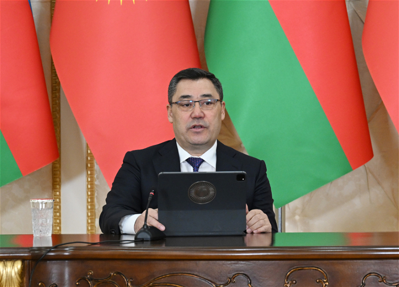Президент Кыргызстана о строительстве школы в Агдамском районе