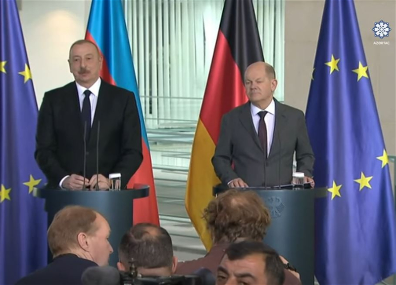 Президент Ильхам Алиев: В последнее время германо-азербайджанские отношения переживают период стремительного развития