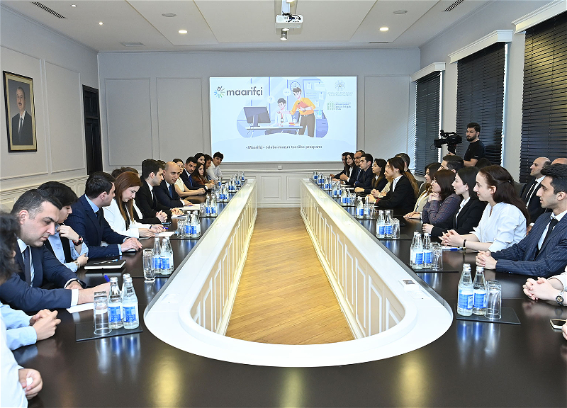 Министр науки и образования встретился с участниками «Maarifçi» - ФОТО
