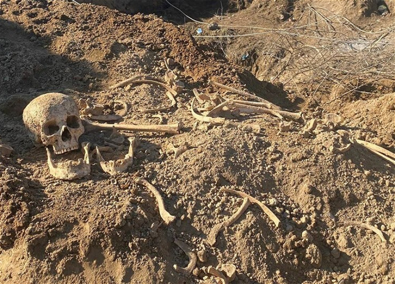 В агдеринском поселке Суговушан обнаружены фрагменты костей