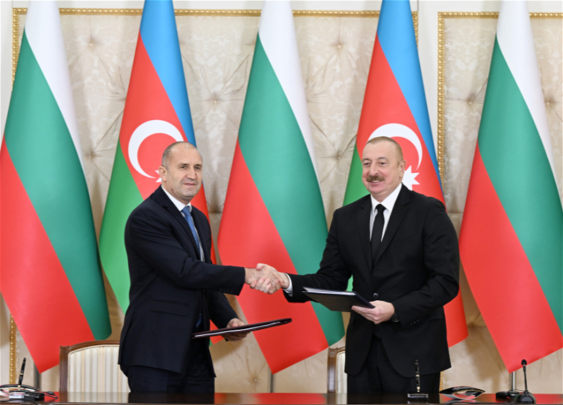 Подписаны азербайджано-болгарские документы - ФОТО