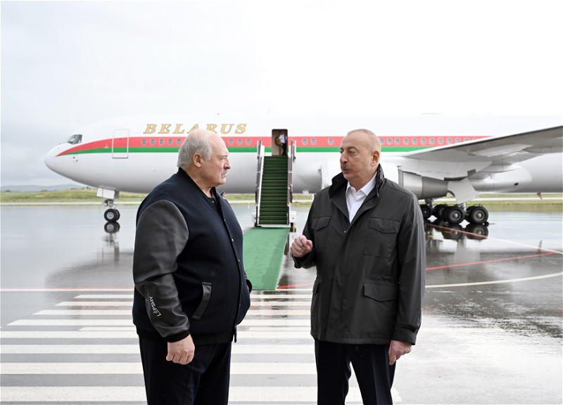 Находящийся с государственным визитом в Азербайджане Президент Беларуси Александр Лукашенко прибыл в Физулинский район - ФОТО - ВИДЕО