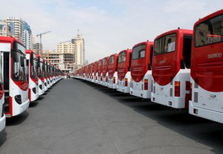 В бакинских автобусах внедрена система GPS
