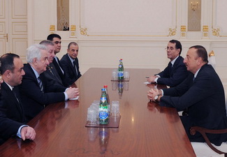 Ильхам Алиев принял вице-спикера парламента Грузии