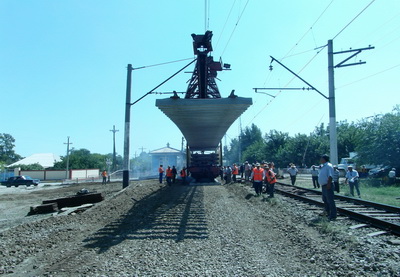 Начался капитальный ремонт очередного участка железной дороги Баку - Беюк-Кесик - ФОТО