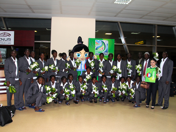 Сборные Гамбии и Нигерии прибыли в Азербайджан на чемпионат мира по футболу – ФОТО - ВИДЕО