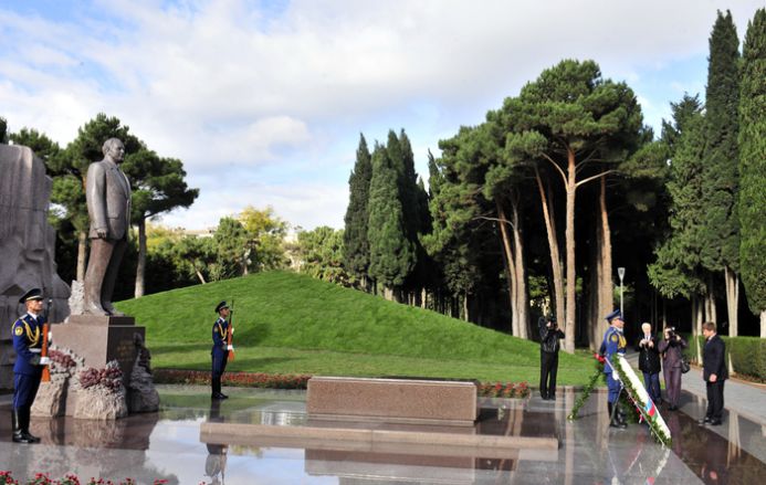 Р. Кадыров в Азербайджане