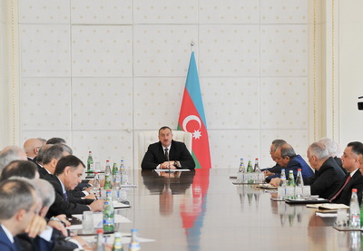 Под председательством Президента Ильхама Алиева состоялось заседание Кабинета Министров - ФОТО