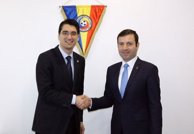 Эльхан Мамедов встретился с новым президентом Федерации футбола Румынии