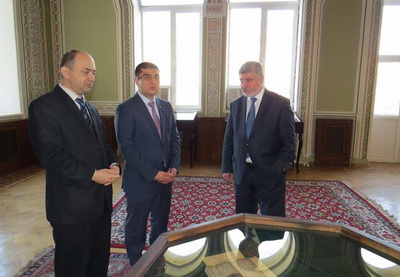 Посол Туркменистана посетил Институт рукописей НАНА – ФОТО