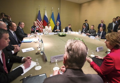 На четырехсторонней встрече по Украине одобрен документ по деэскалации конфликта