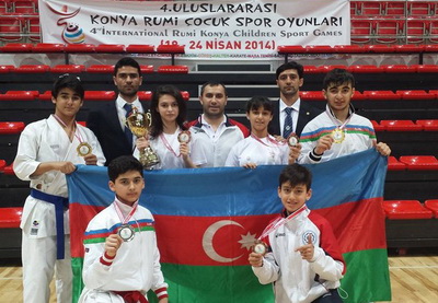 Азербайджанские каратисты стали победителями Спортивных игр в Турции