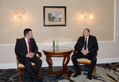 Президент Ильхам Алиев встретился с председателем Палаты депутатов Чехии - ФОТО