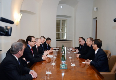 Президент Азербайджана встретился с президентом Молдовы - ФОТО