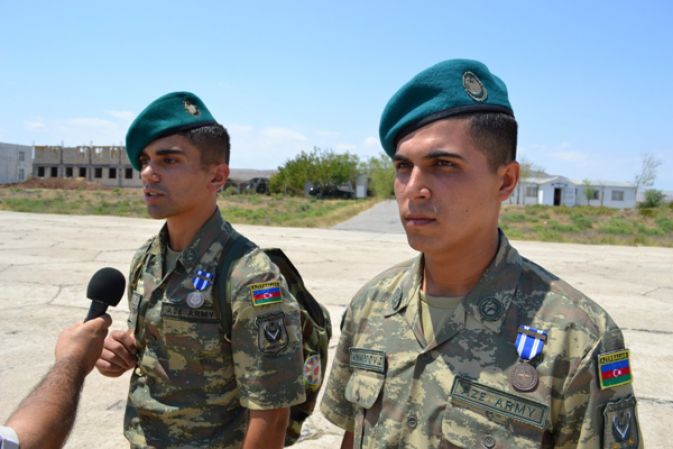 В Баку из Афганистана вернулась группа азербайджанских миротворцев (ФОТО/ВИДЕО)