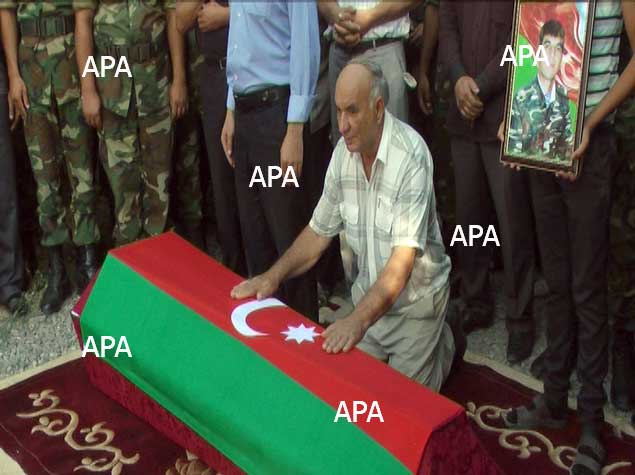 Убитый армянским снайпером азербайджанский военнослужащий похоронен в Агдамском районе – ФОТО