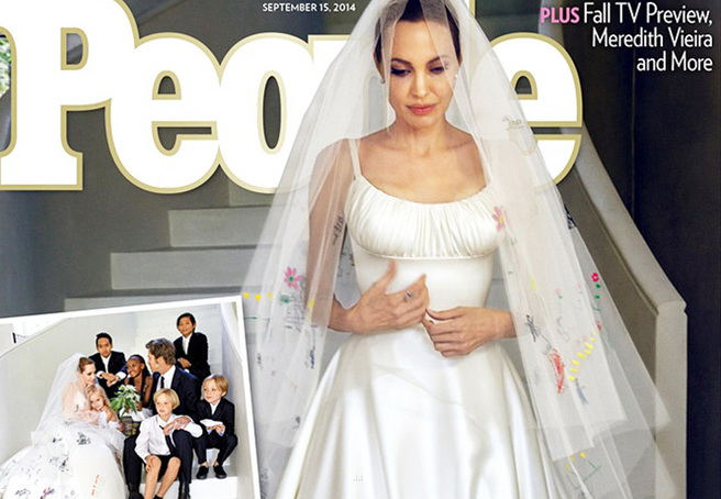 Свадебные фото Анджелины Джоли и Брэда Питта - ФОТО