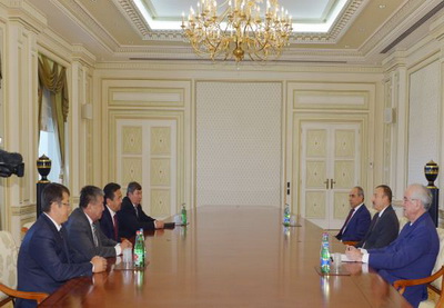 Ильхам Алиев принял первого заместителя премьер-министра Кыргызстана