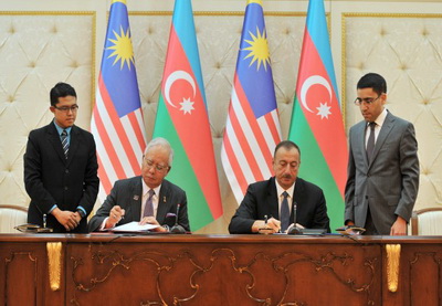 Состоялась церемония подписания азербайджано-малазийских документов - ФОТО