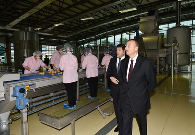 Президент Азербайджана посетил городок Гилан - ФОТО