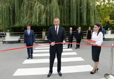 Президент Азербайджана принял участие в открытии Габалинского археологического центра - ФОТО