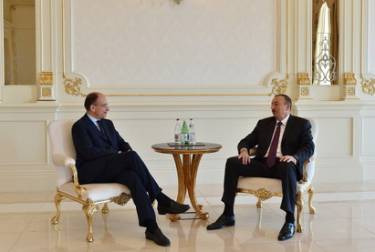 Ильхам Алиев принял бывшего премьер-министра Италии - ФОТО