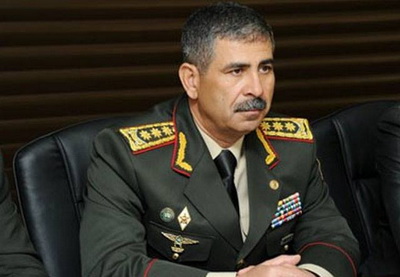 Закир Гасанов поздравил личный состав Национальной армии с Гурбан байрамы
