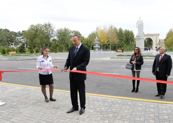 Президент Азербайджана принял участие в открытии Центра Гейдара Алиева в Геранбое - ФОТО