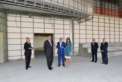 Ильхам Алиев ознакомился с ходом строительных работ в Спортивном комплексе стендовой стрельбы - ФОТО
