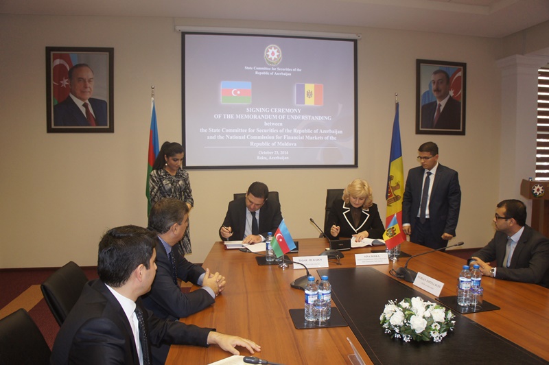 Азербайджан и Молдова налаживают сотрудничество в сфере ценных бумаг - ФОТО