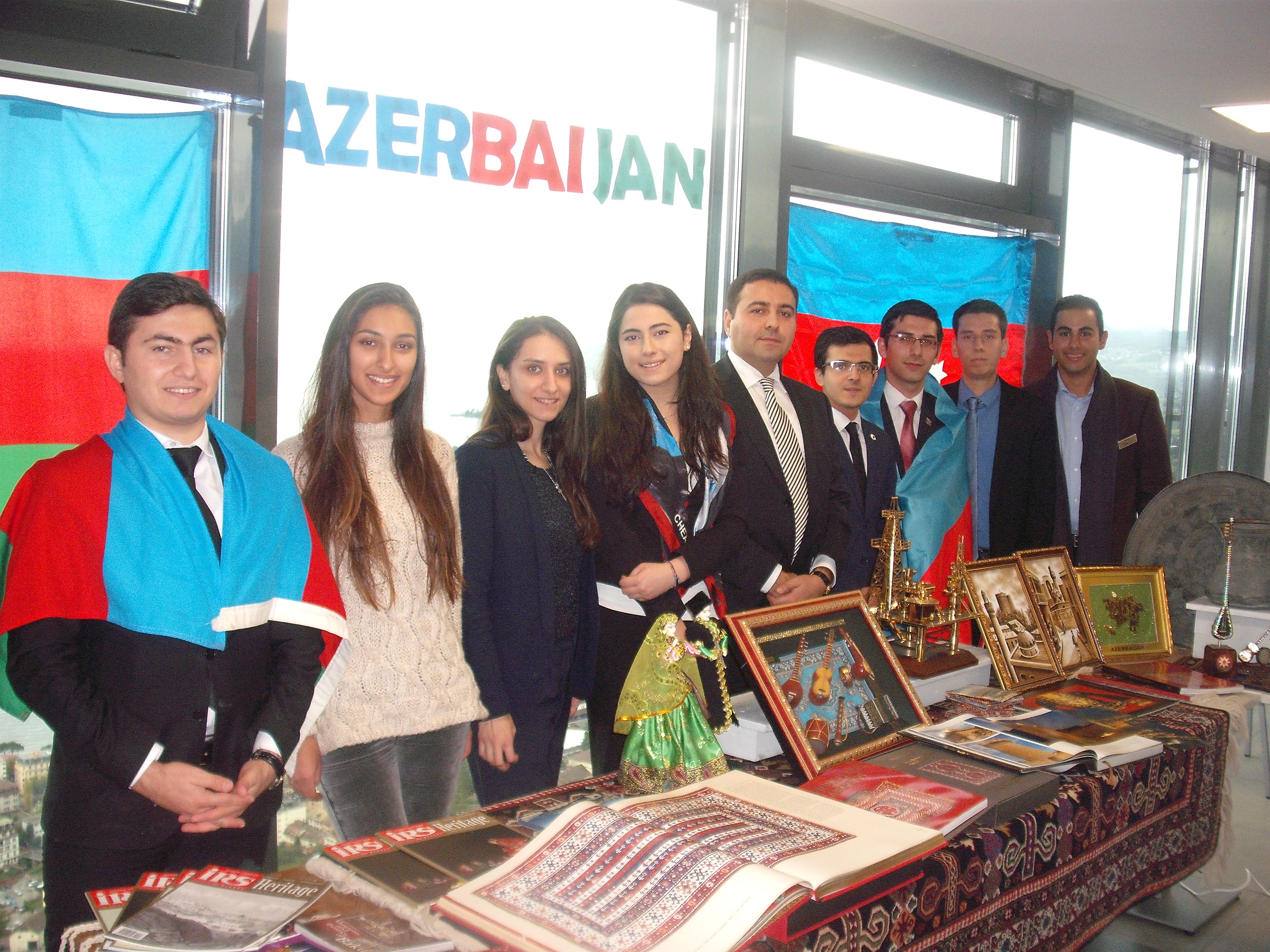 Азербайджанские студенты приняли участие в «Культурной ярмарке» в Швейцарии - ФОТО
