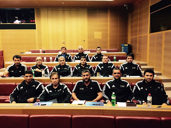 Беюкага Гаджиев, Аслан Керимов и другие азербайджанские тренеры на семинаре УЕФА в Швейцарии – ФОТО