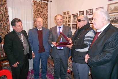 Члены Меджлиса пожилых журналистов навестили журналиста-ветерана Тельмана Гараева