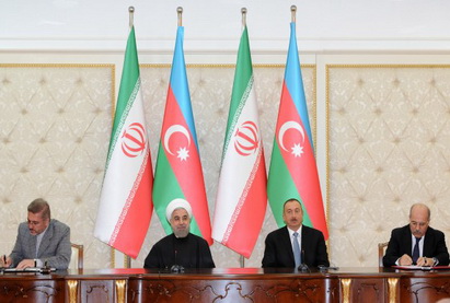 Состоялась церемония подписания азербайджано-иранских документов - ФОТО