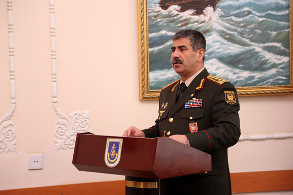 Закир Гасанов провел собрание по итогам широкомасштабных оперативно-тактических маневров на Каспии - ФОТО